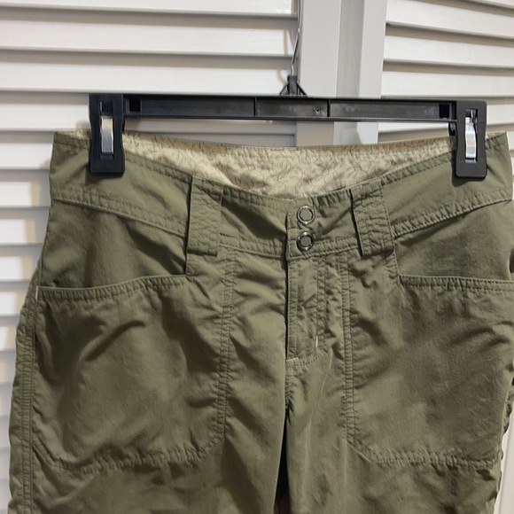 Outdoor research cropped army green pants B2 - Picture 2 of 10